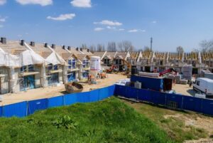 Budowa, Domy, Piasek, Trawa, Dach, Drewno