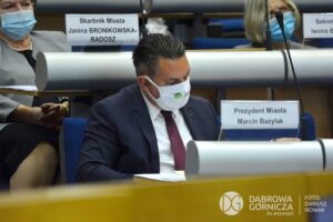 Mężczyzna, Prezydent, Prezydent Dąbrowy Górniczej, Marcin Bazylak