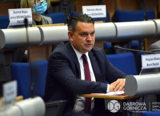 Mężczyzna, Prezydent, Prezydent Dąbrowy Górniczej, Marcin Bazylak