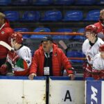 Lodowisko, Trybuny, Zawodnicy, Hokeiści, Trenerzy