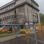 Szpital, Budynek, Drabina, Ogrodzenie, Chodnik