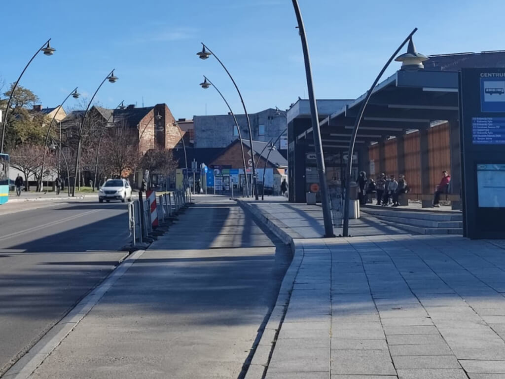 Zatoki autobusowe - fot. UM Jaworzno Zatoki autobusowe
