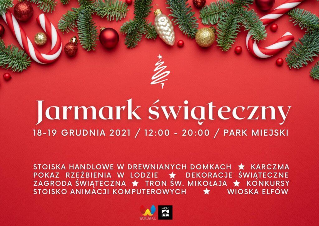 Plakat Jarmarku Świątecznego w Wojkowicach