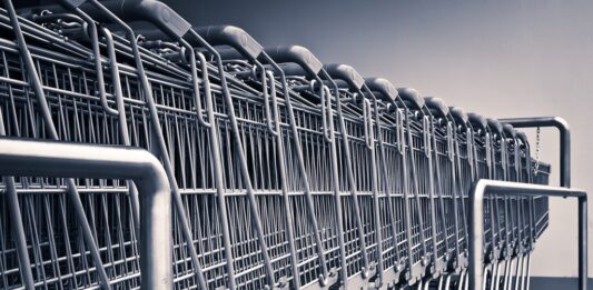 wózek sklepowy, sklep