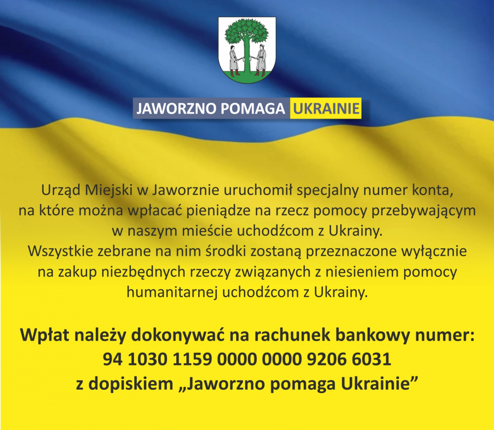Jaworzno pomaga Ukrainie - fot. um.jaworzno.pl