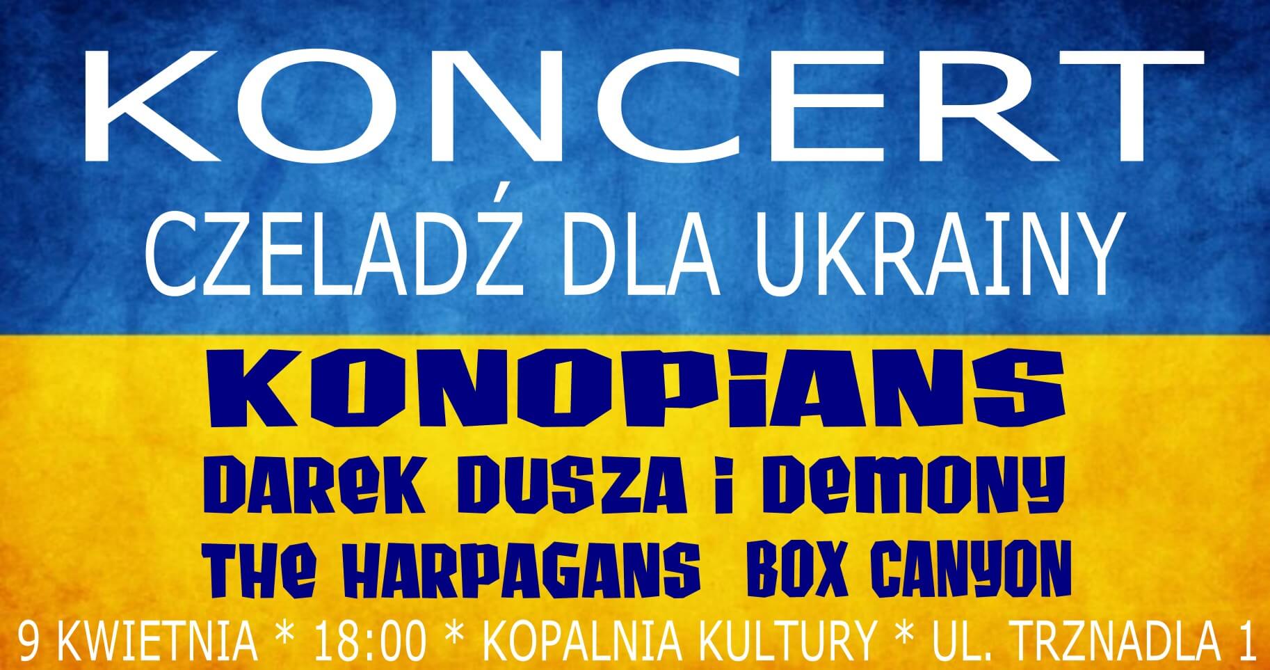 Koncert "Czeladź dla Ukrainy" - fot. Facebook.pl/miastoczladz