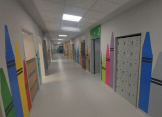 korytarz w szpitalu dziecięcym