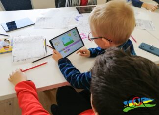 Uczeń, tablet